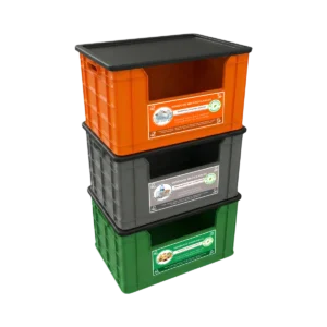 Cajas de plástico apilables