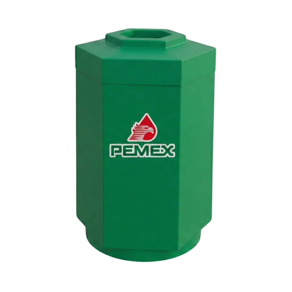 Botes de basura para gasolineras