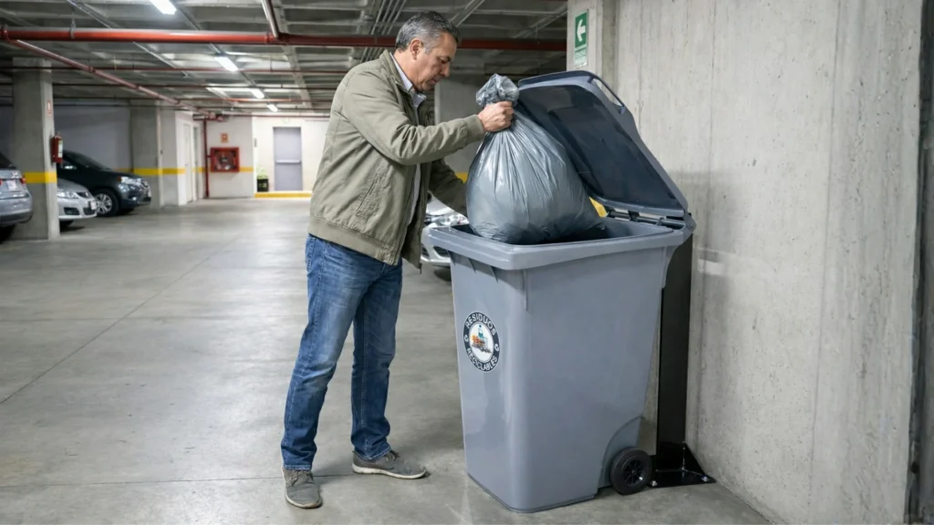 Contenedor con sistema de seguridad