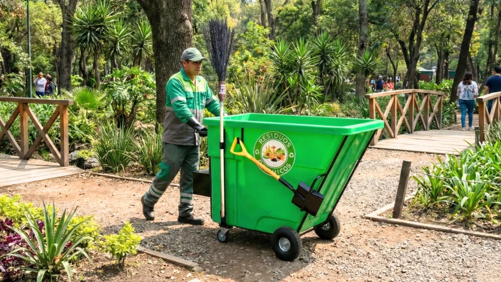 Carro recolector de residuos
