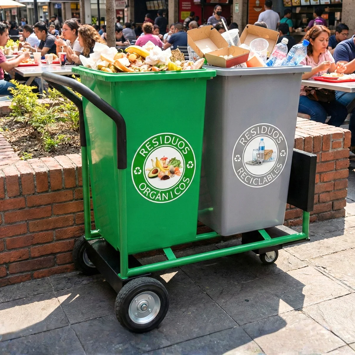 Carro para recolección de RPBI