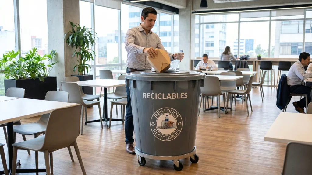 Tanques de basura con ruedas