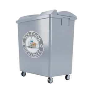 Contenedores de basura con ruedas