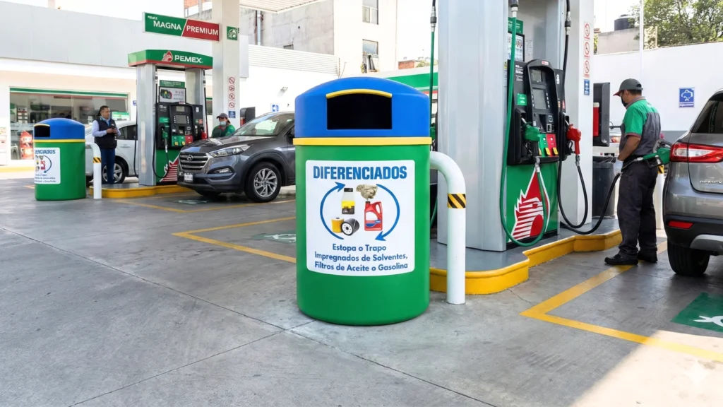 Contenedor de aceite