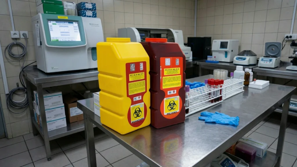 Recipiente hermético para sangre