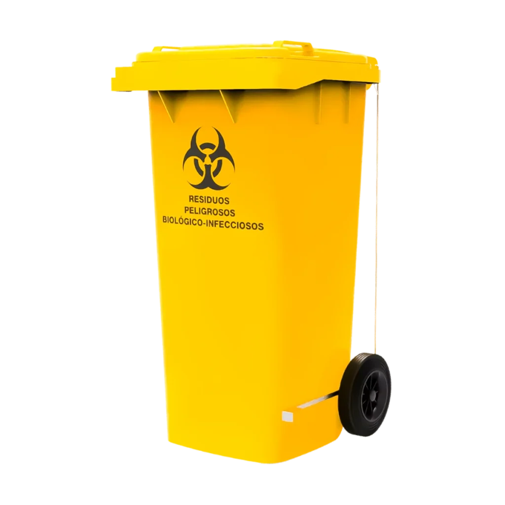 Contenedor amarillo RPBI