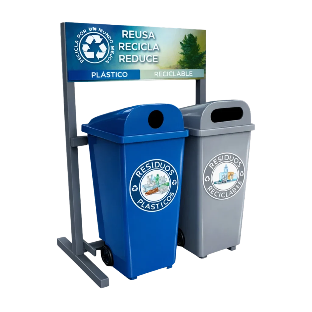 ESTACION DE RECICLAJE ECOL-280-RT1