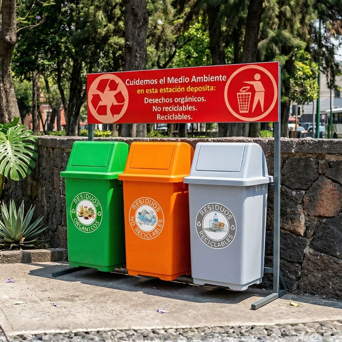 ESTACIÓN DE RECICLAJE ECOL-270-HD3