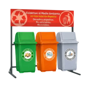 ESTACIÓN DE RECICLAJE ECOL-270-HD3