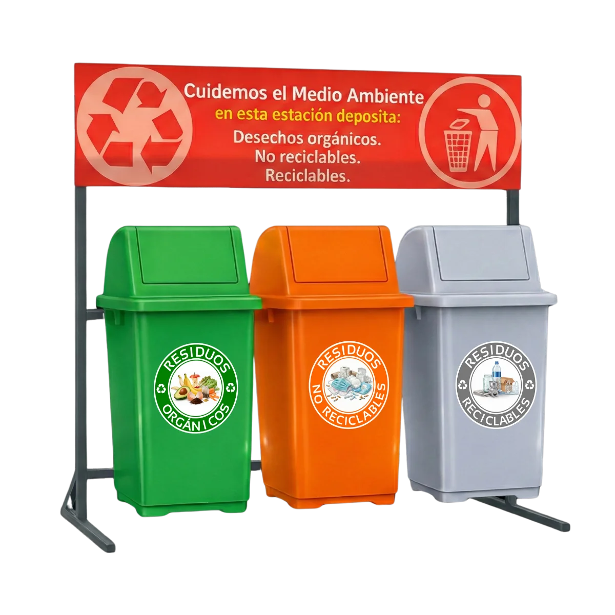 ESTACIÓN DE RECICLAJE ECOL-270-HD3