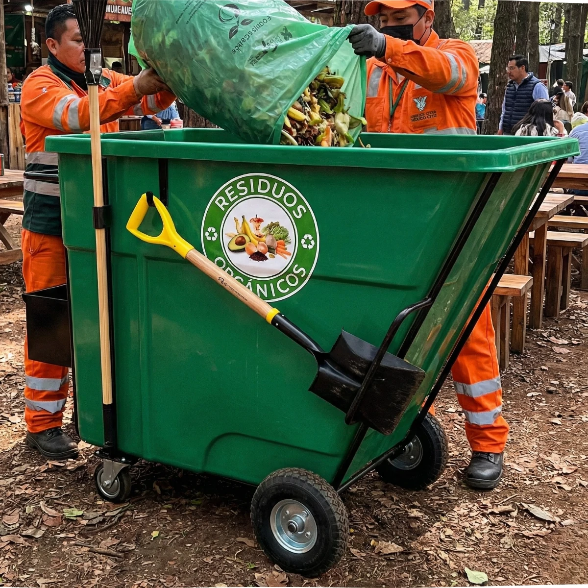 Carro recolector de residuos