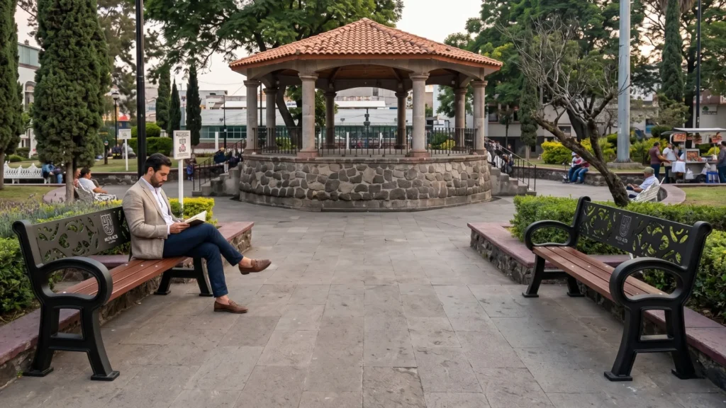 Bancas de plástico para jardín