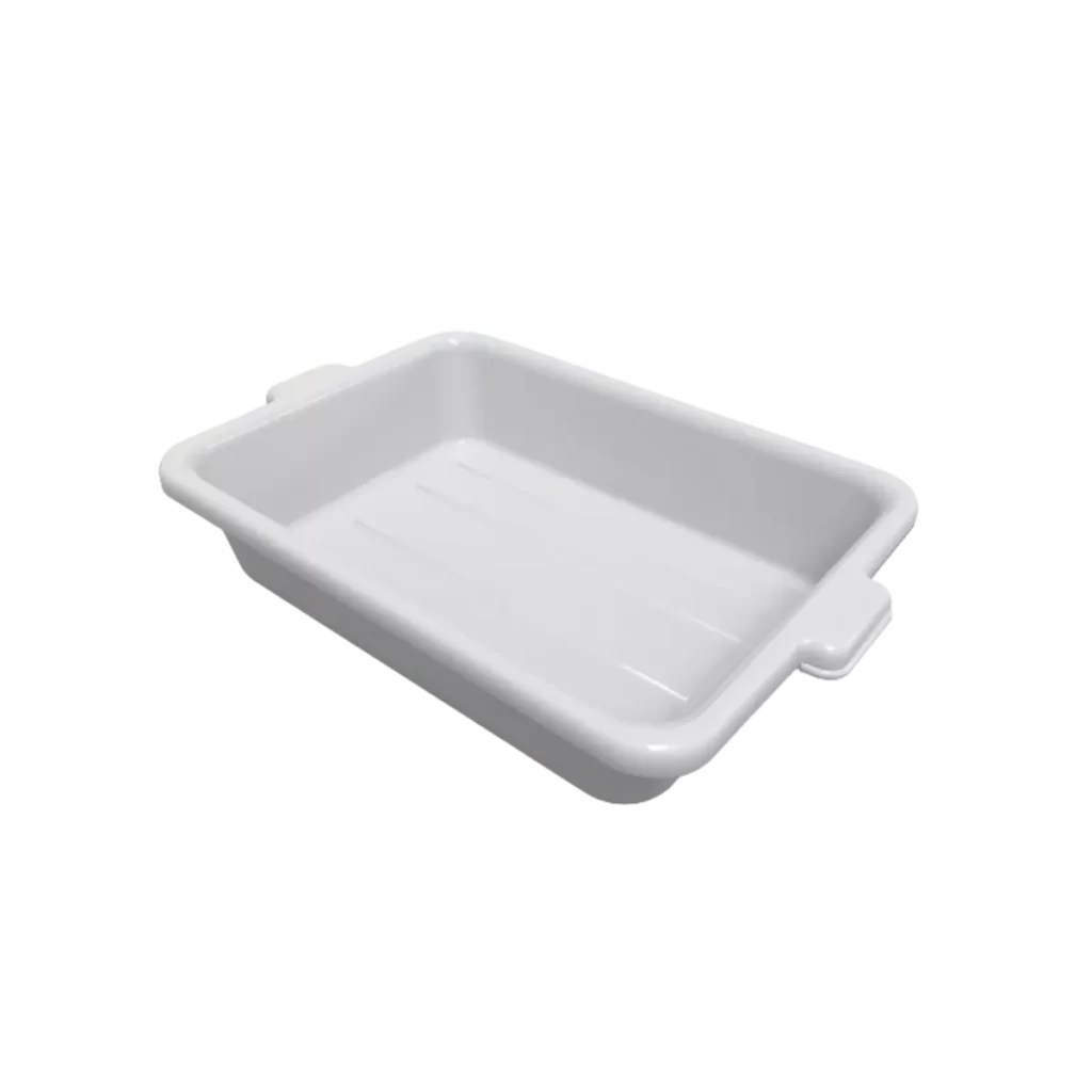 Cuña Contribuir baño Charola de plástico rectangular | Contenedores A1 ♻