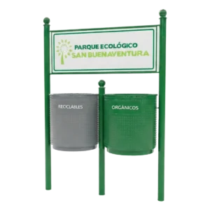 Botes de basura para parques