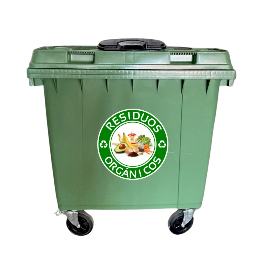 Contenedor plástico con tapa