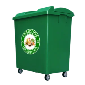 Contenedores de basura con ruedas