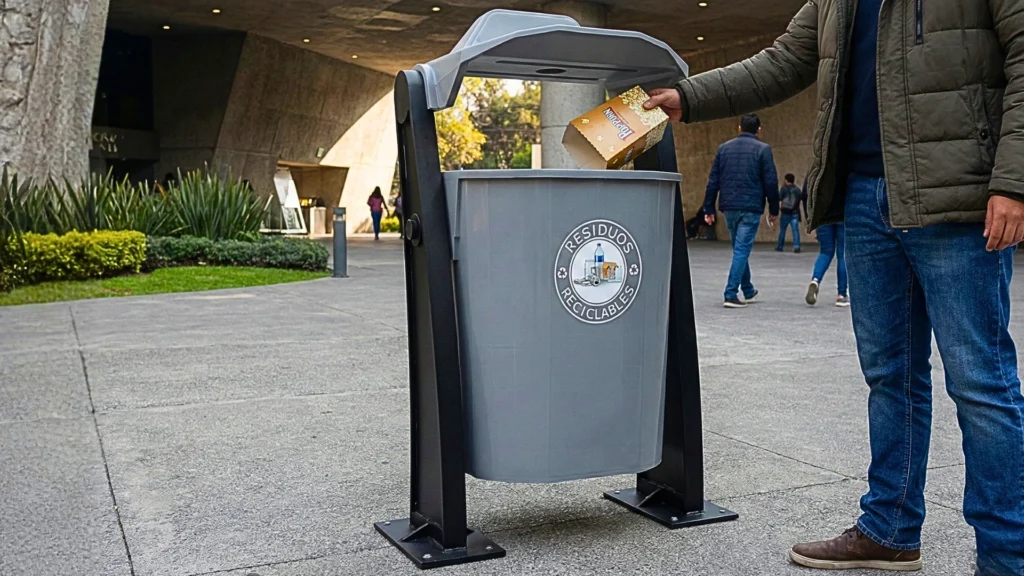 Botes ecológicos para basura