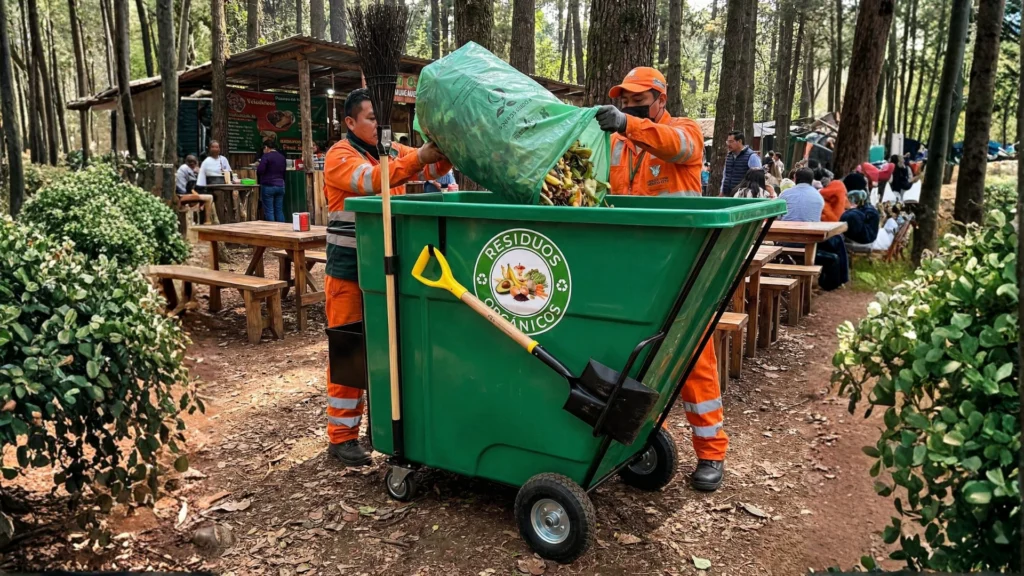 Carro recolector de residuos