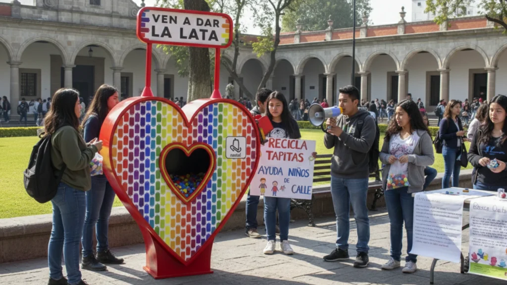 Contenedor para tapitas