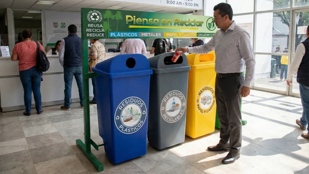 ESTACION DE RECICLAJE ECOL-560-RT1