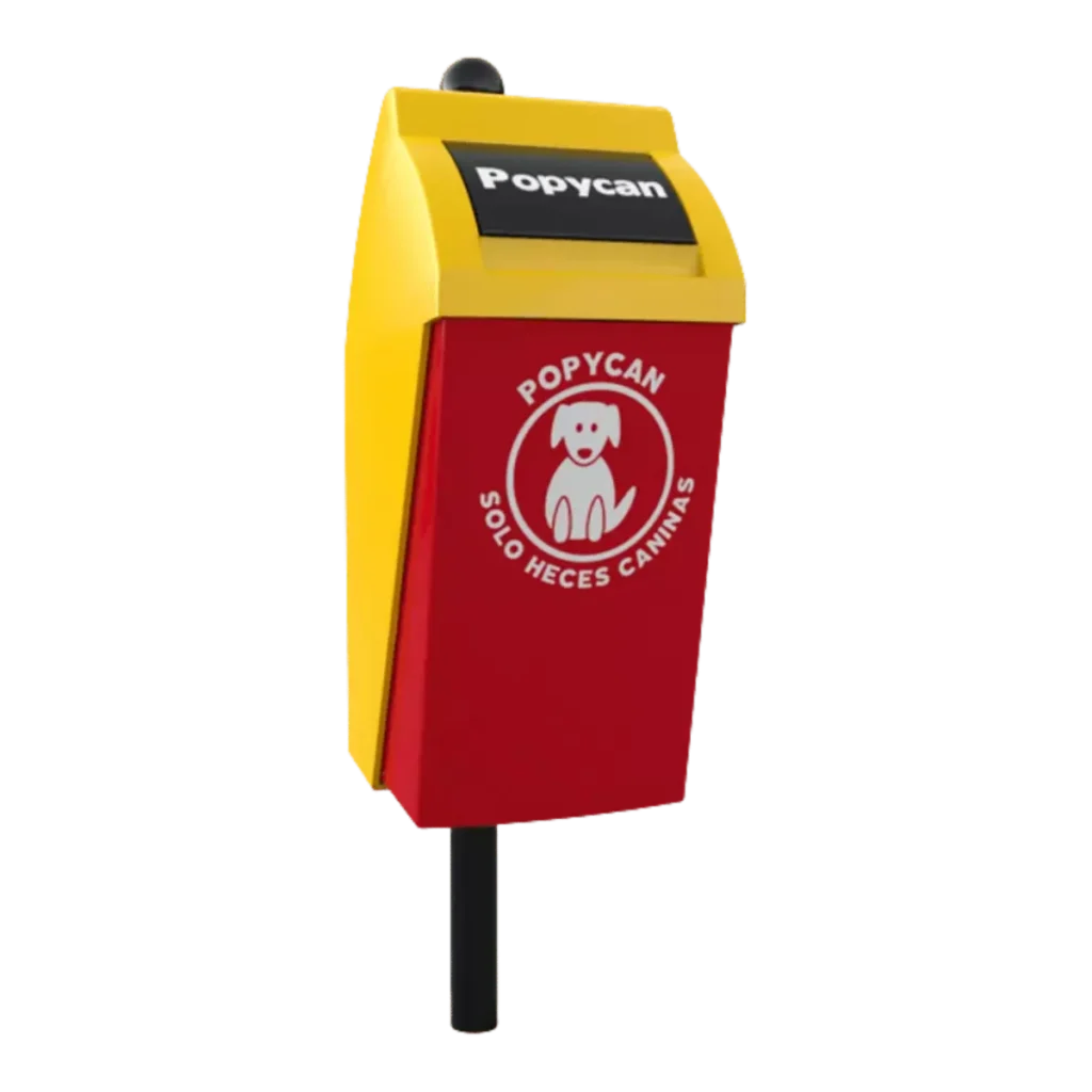 Papelera para desechos caninos