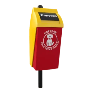 Papelera para desechos caninos