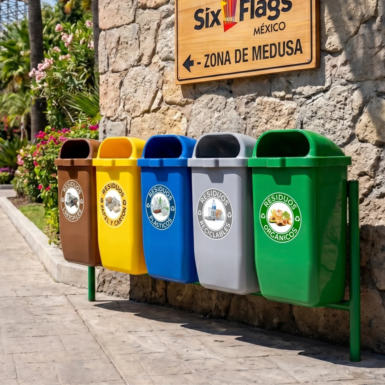 Estación de reciclaje europa-250-HDG1