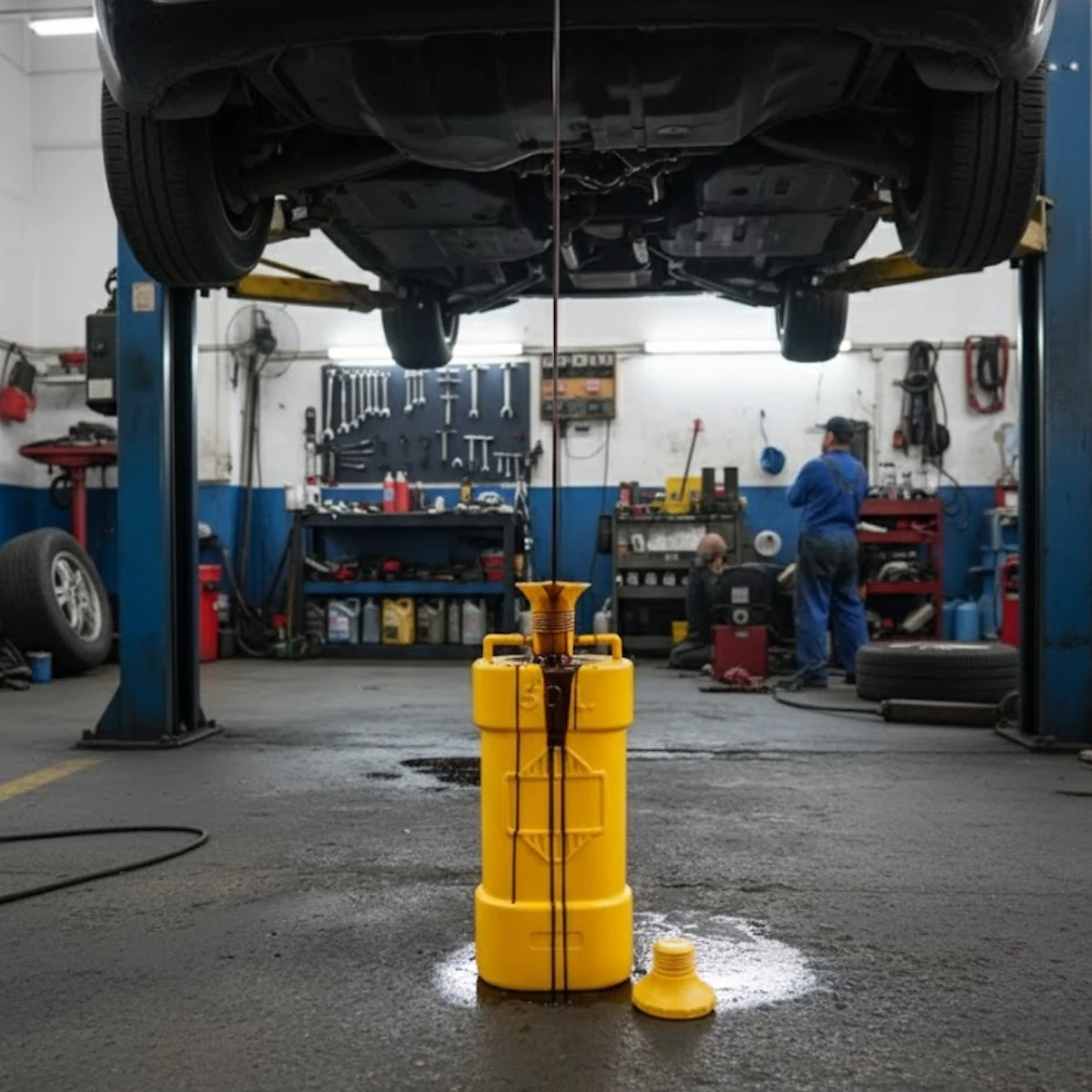 recolección de aceite usado automotriz qué hacer con el aceite de motor usado cómo desechar aceite usado del coche puntos de recolección de aceite automotriz manejo de residuos automotrices peligrosos reciclaje de aceite usado para motor contaminación por aceite automotriz residuos de aceite en talleres mecánicos tratamiento del aceite lubricante usado impacto ambiental del aceite de motor contenedor de aceite automotriz
