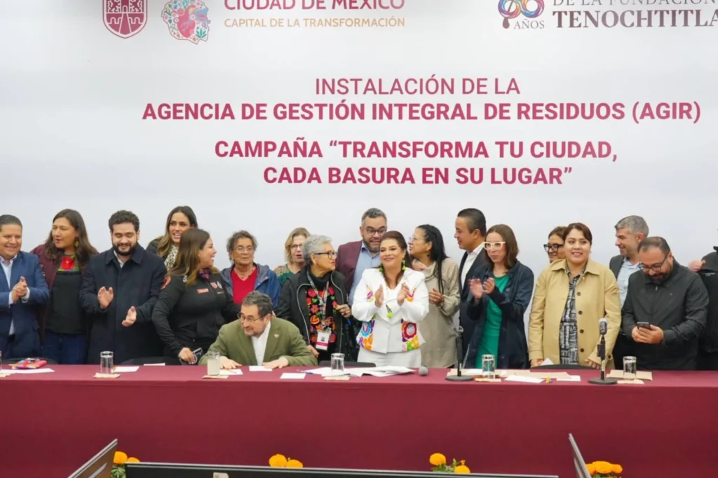 Autoridades de la Ciudad de México presentan una estrategia integral para ordenar y aprovechar los residuos urbanos dentro de un nuevo modelo de gestión ambiental