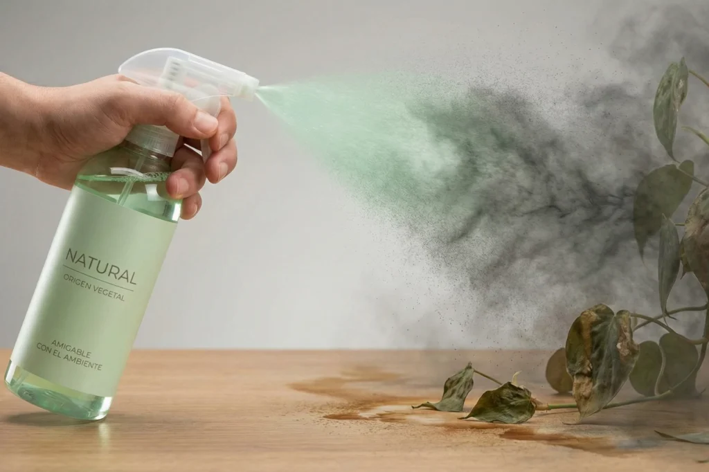 Lavado verde en productos de limpieza que aparentan ser ecológicos pero generan contaminación