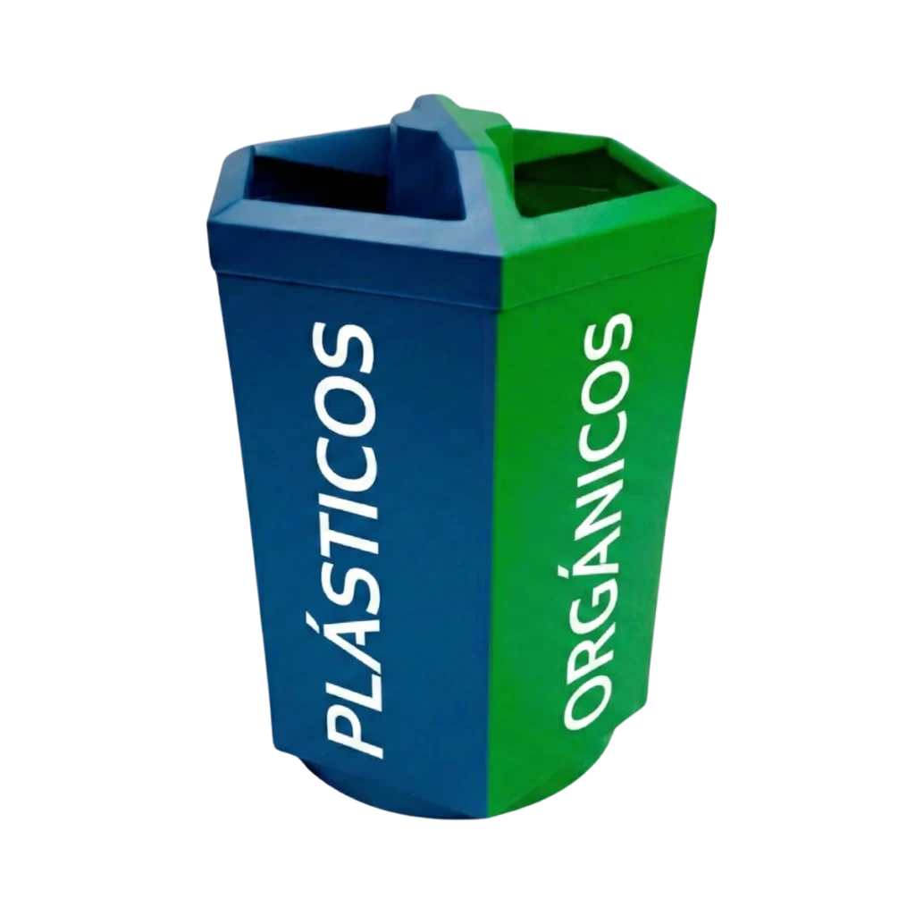 Papelera Hexa Dual Tone