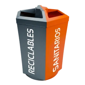 Papelera Hexa Dual Tone