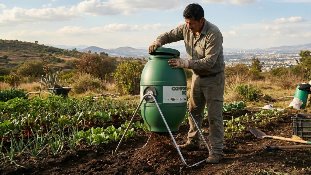 Compostero Giratorio 100