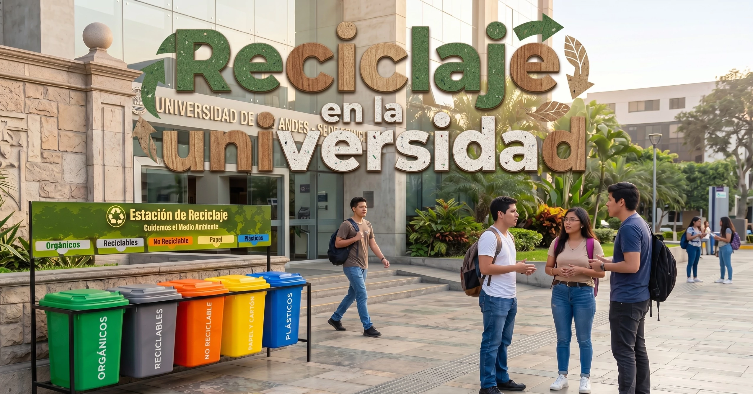 Puntos de reciclaje cerca de mí Código de colores contenedores reciclaje 2026 Cómo separar basura orgánica e inorgánica Calendario Reciclatrón UNAM 2026 Puntos limpios en el campus universitario Programas de reciclaje para estudiantes universitarios ¿Qué hacer con residuos electrónicos en la universidad?